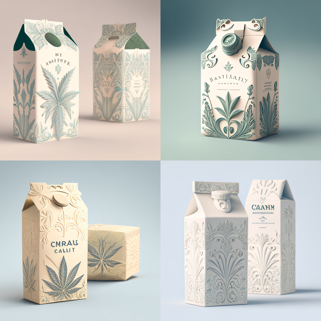 AI packaging milk carton